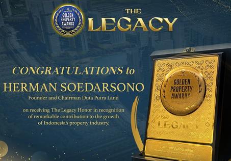  Founder Duta Putra Land Torehkan Prestasi, Herman Seodarsono Raih The Legacy Honor